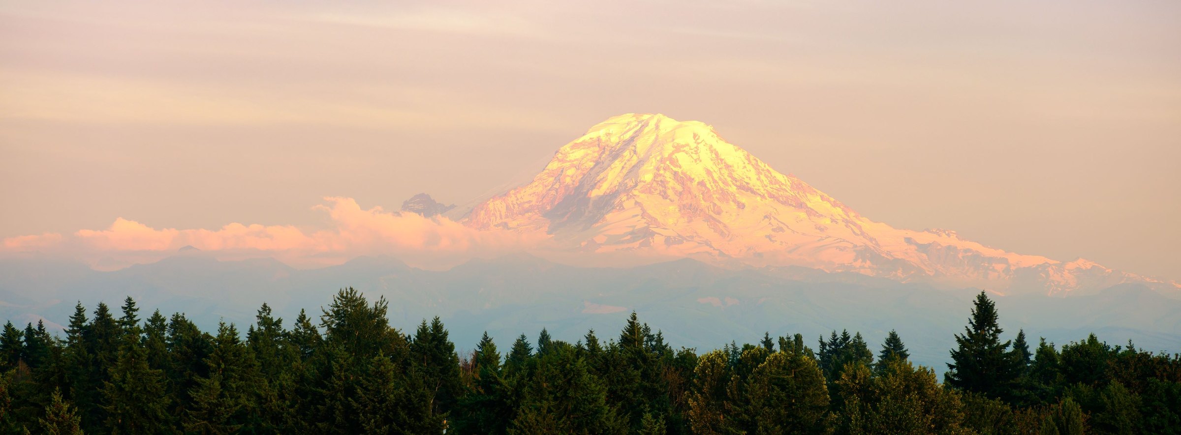 Rainier Dusk — Mount Rainier, Washington