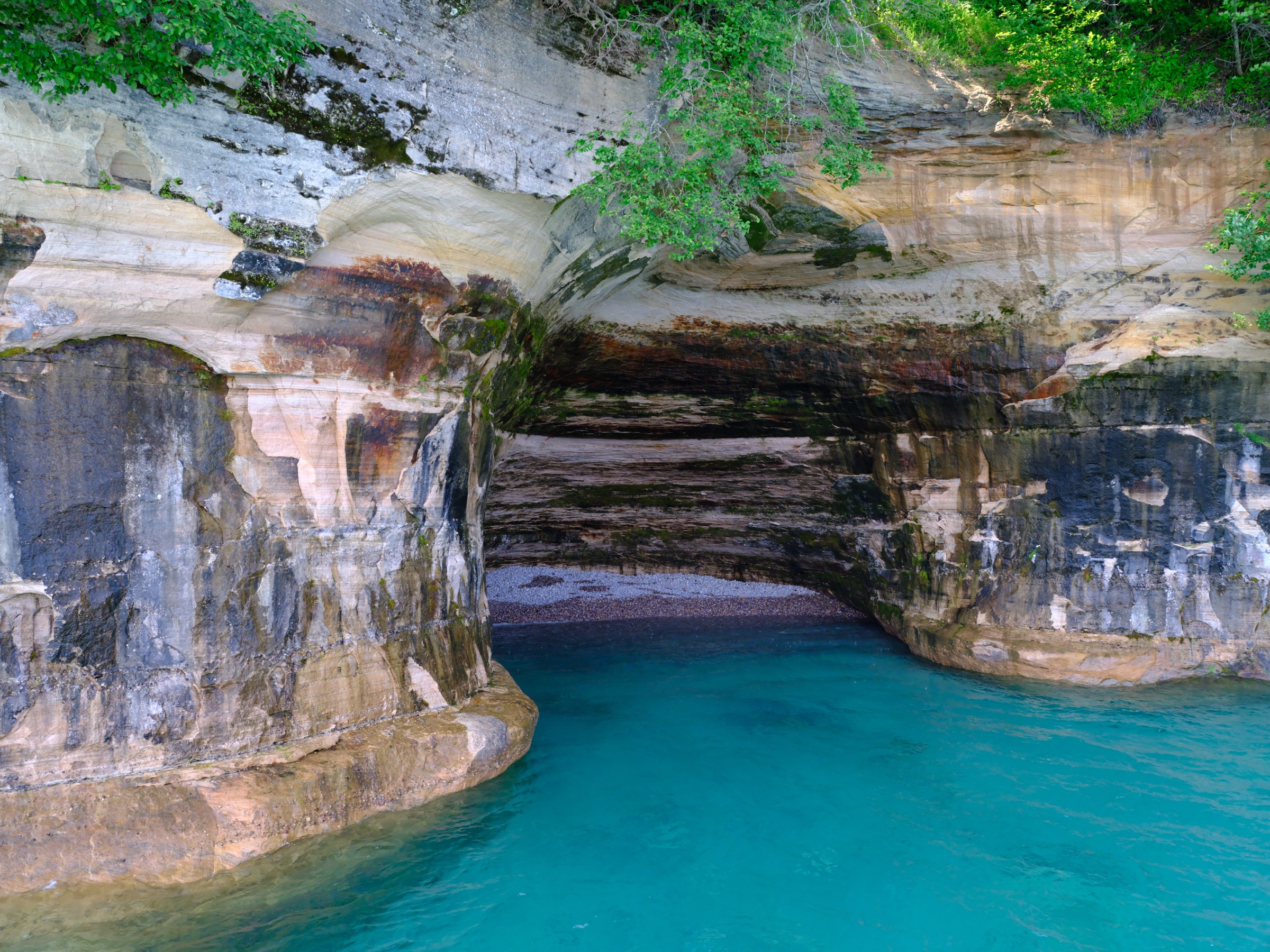 Turquoise Arch — Pictured Rocks National Lakeshore, Michigan