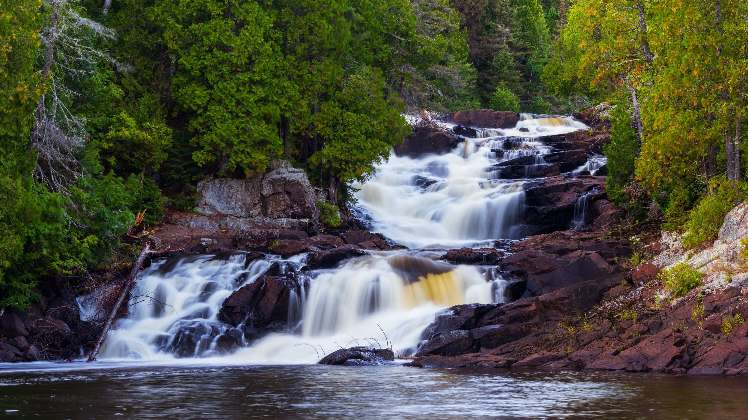 Hidden Falls — Cascade River State Park, Minnesota